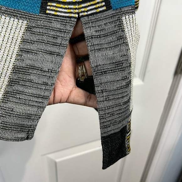 Ming Wang Women’s cardigan - Patchwork knit design - Size XL - Picture 6 of 8